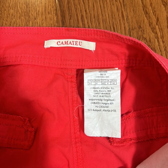 CAMAÏEU ORANGE MINI SKIRT IN SIZE 36 EU SMALL US - Picture 3 of 5